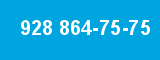 928 864-75-75
